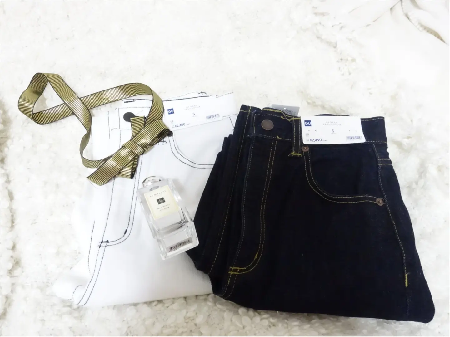 冬の買い足しアイテムに☆【GU】Instagramで話題の《ハイウエストストレートジーンズ》早速ゲット〜!_1