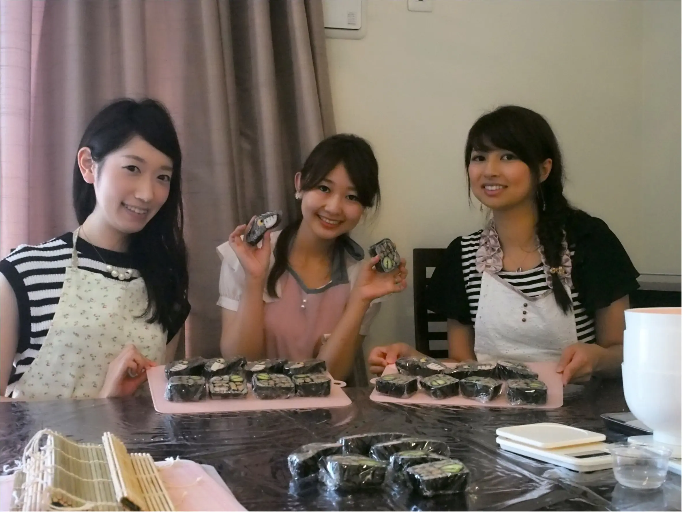 【デコ巻きずし】♡さちこ♡レッスンにて「夏を感じる2種」を作成♩レッスン後には素敵なティータイムも(*≧∪≦)✨≪samenyan≫_11