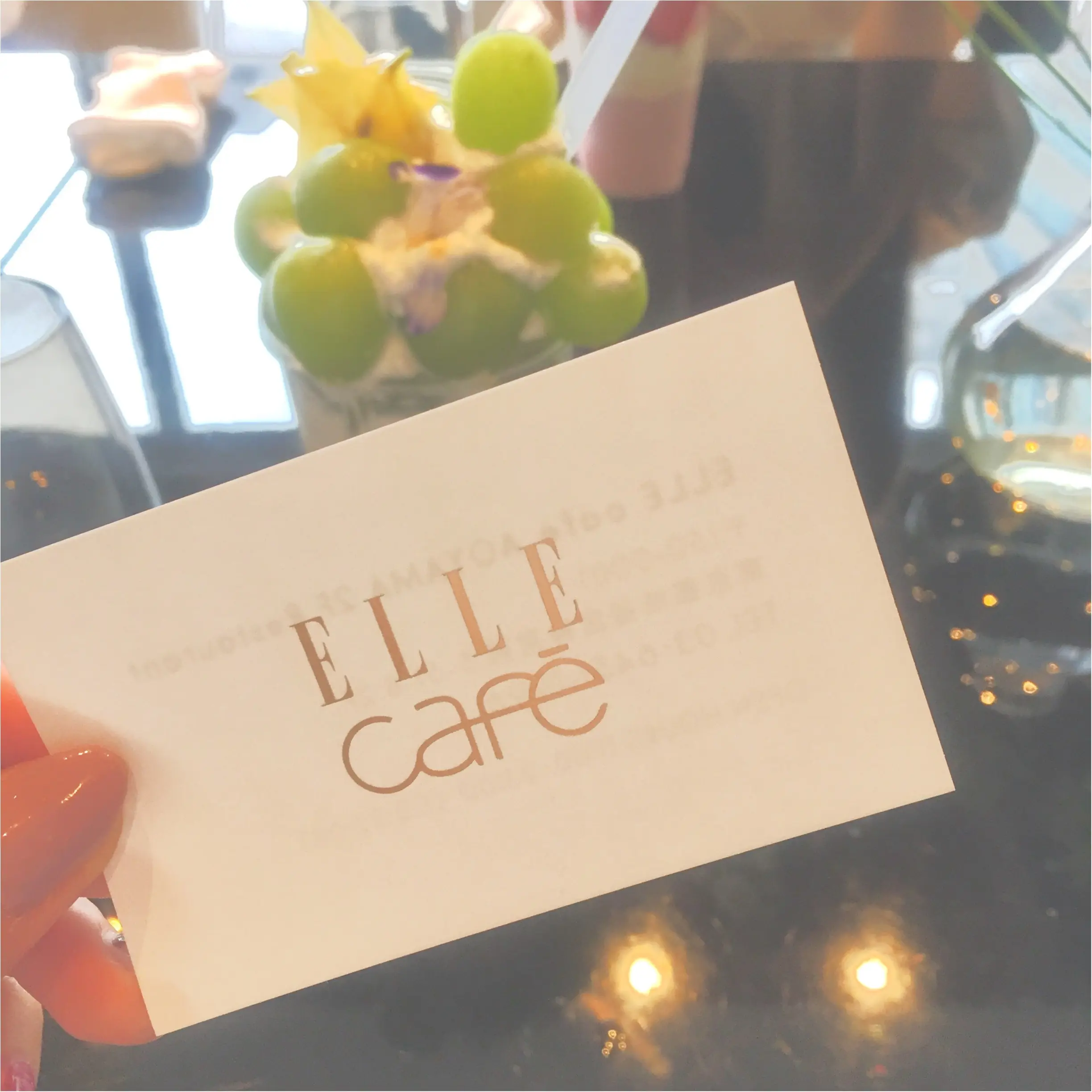 【秋限定!!】シャインマスカットフェアなELLEcafeへ行って、秋の色を堪能してきました♡♡一緒に行ったのはモアハピ部の…♡_2