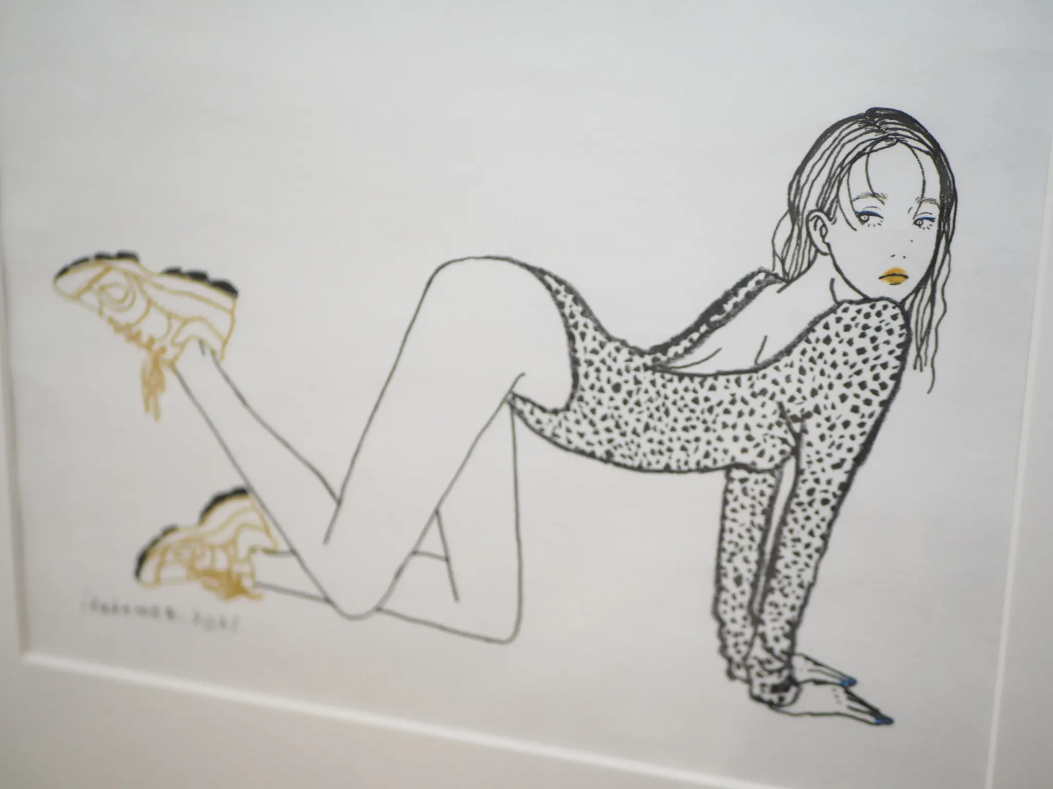 人気イラストレーター【itabamoeさん】初の個展にお邪魔してきました✐⿻*_5