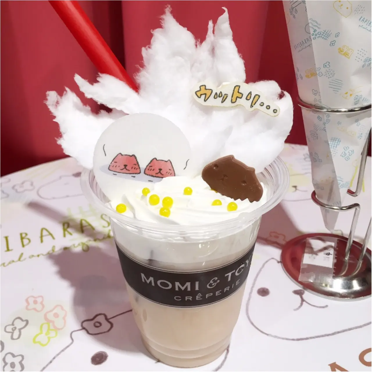 カピバラさんコラボクレープ屋さんが登場♡♡♡あまりの可愛さに…_4