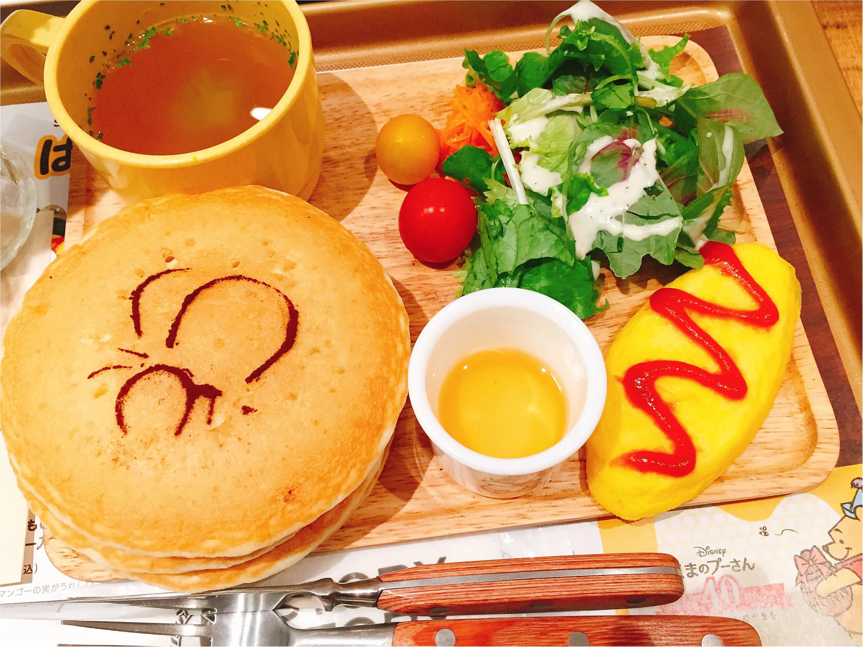 大人気!【期間限定】くまのプーさんとコラボした『はちみつカフェ』に行ってきましたレポ!!_4