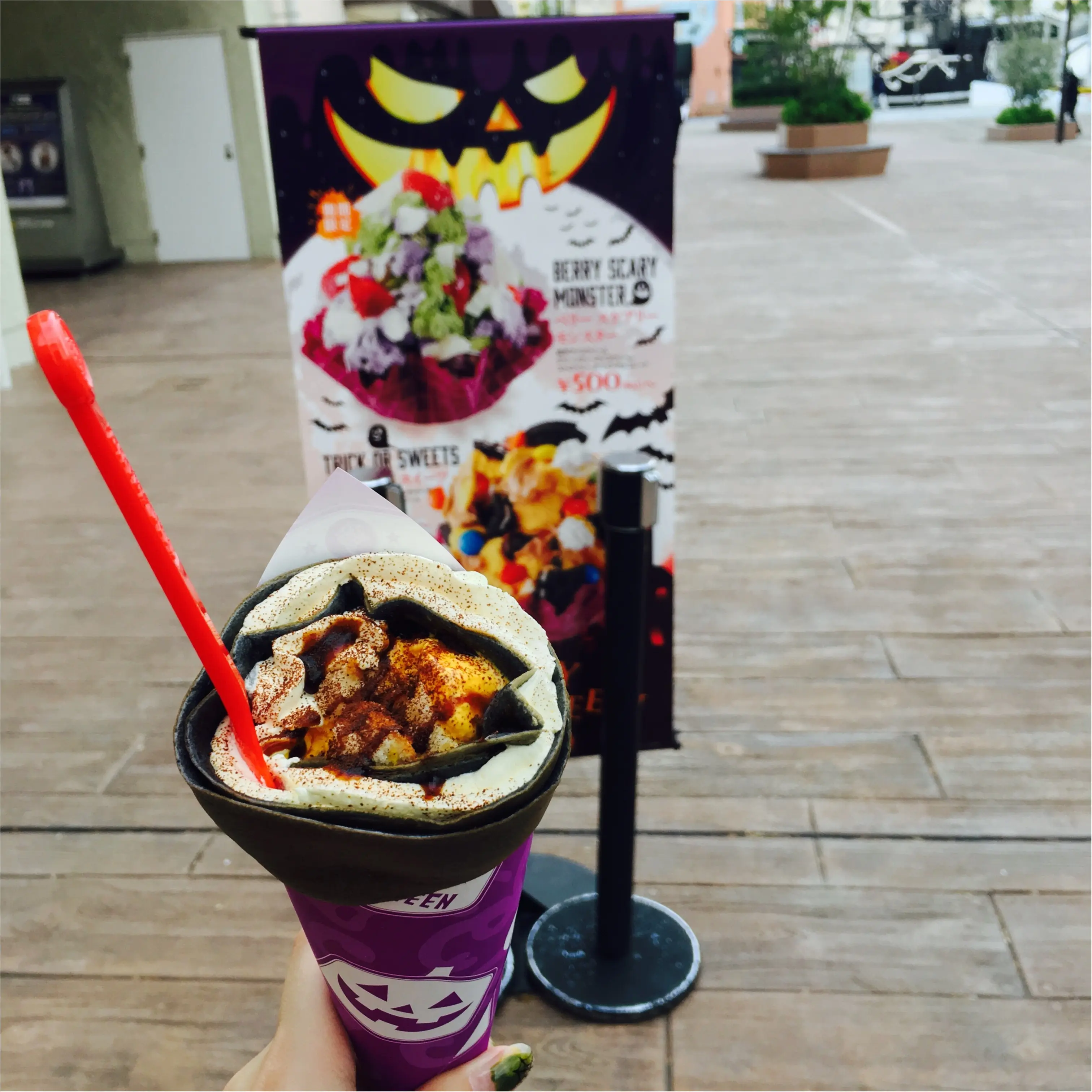 【コールドストーン】の≪期間限定ハロウィンクレープ≫が美味しすぎる!_1
