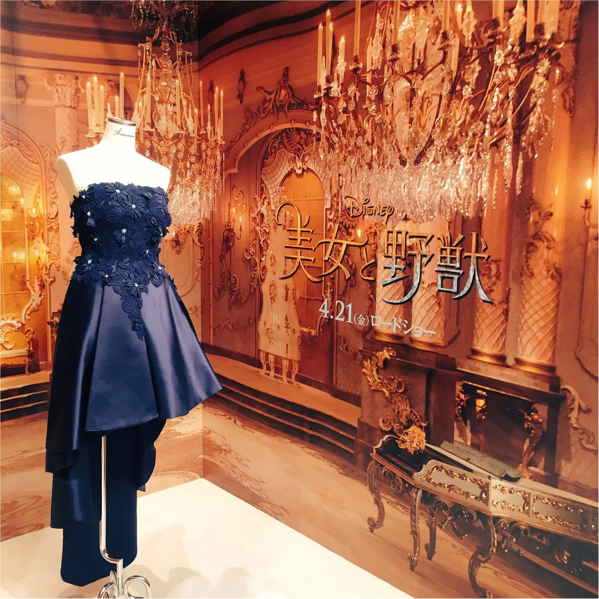 『美女と野獣』と伊勢丹展に行ってきました♡なんと、お値段◯◯◯万円のガラス製ローズドームの販売も…!_4