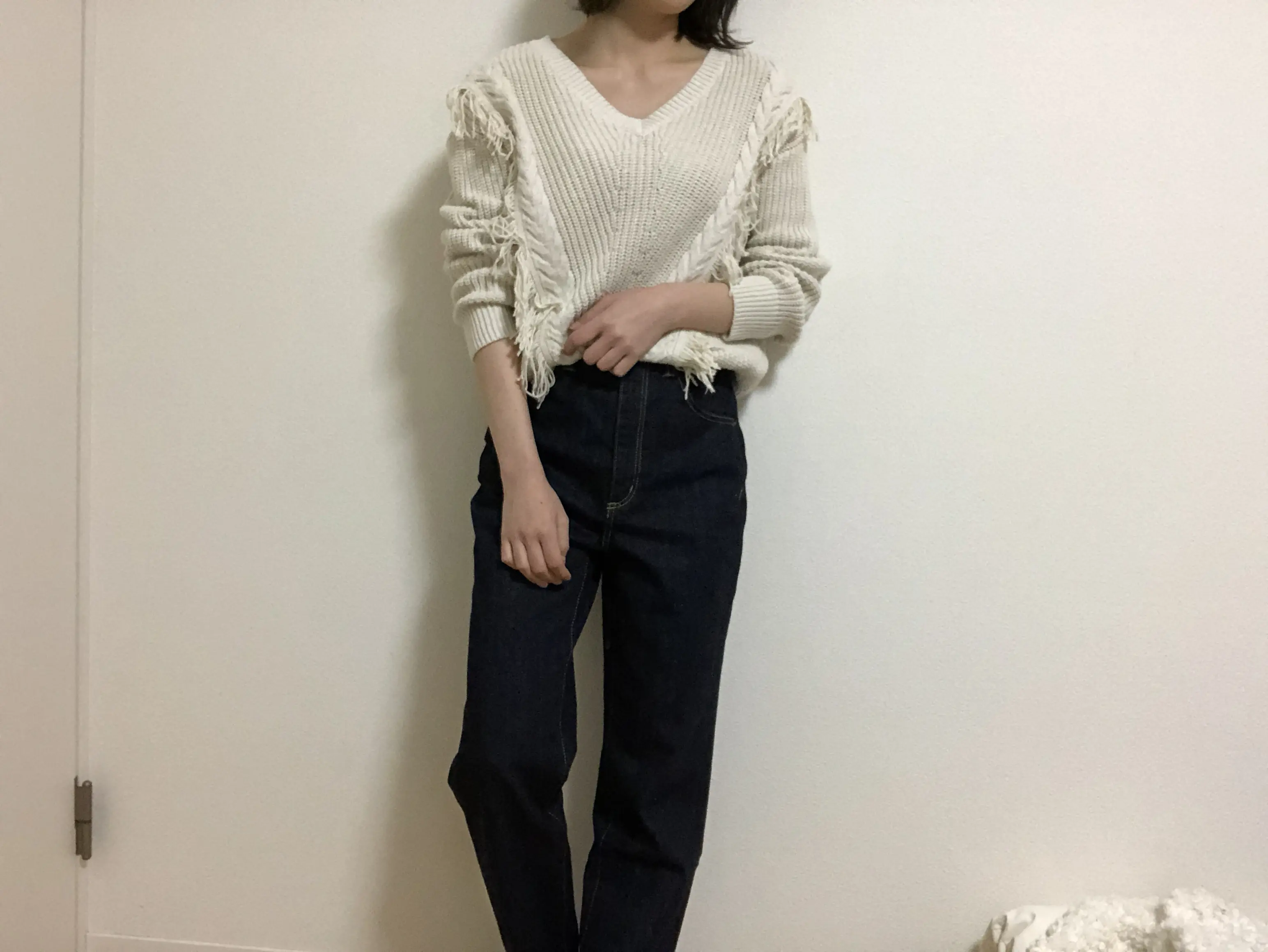 冬の買い足しアイテムに☆【GU】Instagramで話題の《ハイウエストストレートジーンズ》早速ゲット〜!_3