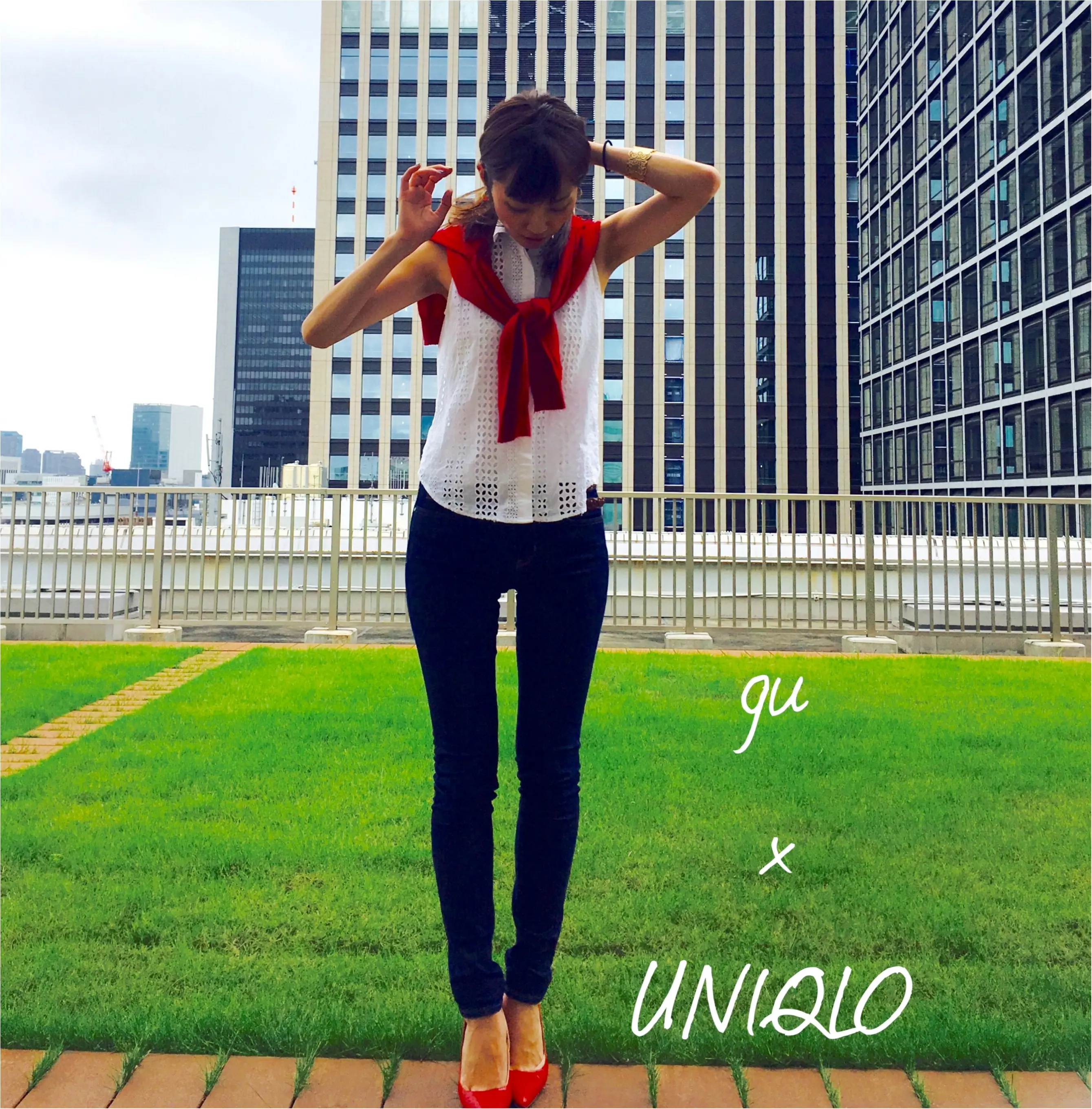 ▶▶迷った時はコレ!!安定の〈gu〉×〈UNIQLO〉コーデ【はるな】_2