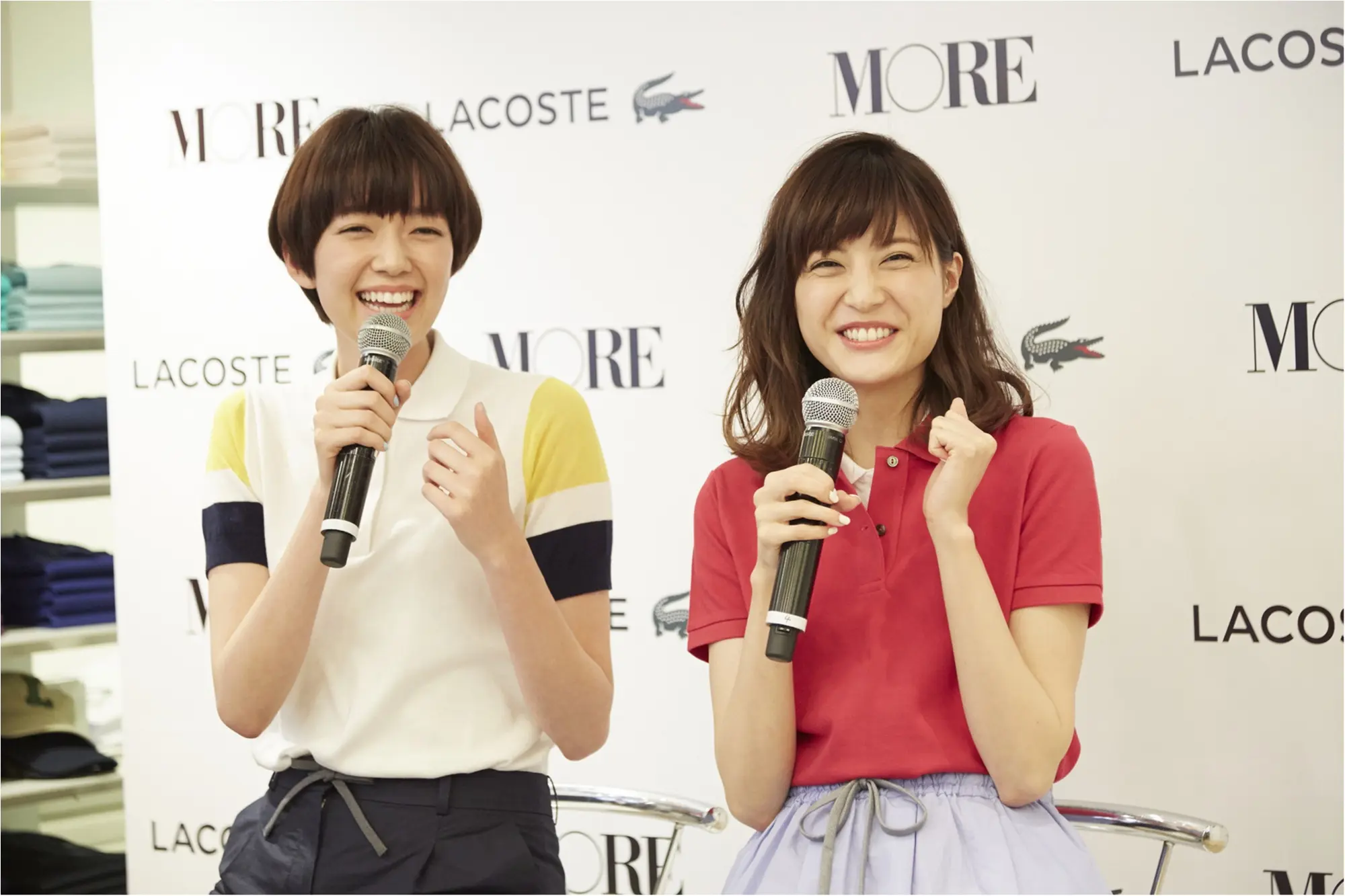 佐藤ありさ・佐藤栞里が1日店長に!ラコステのイベント・レポート♪_6