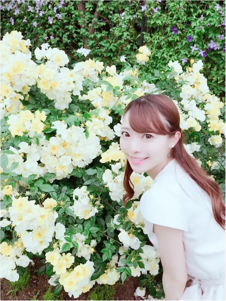 女の子の憧れ♡バラ園で素敵なひと時を、、(*^ω^*)_13