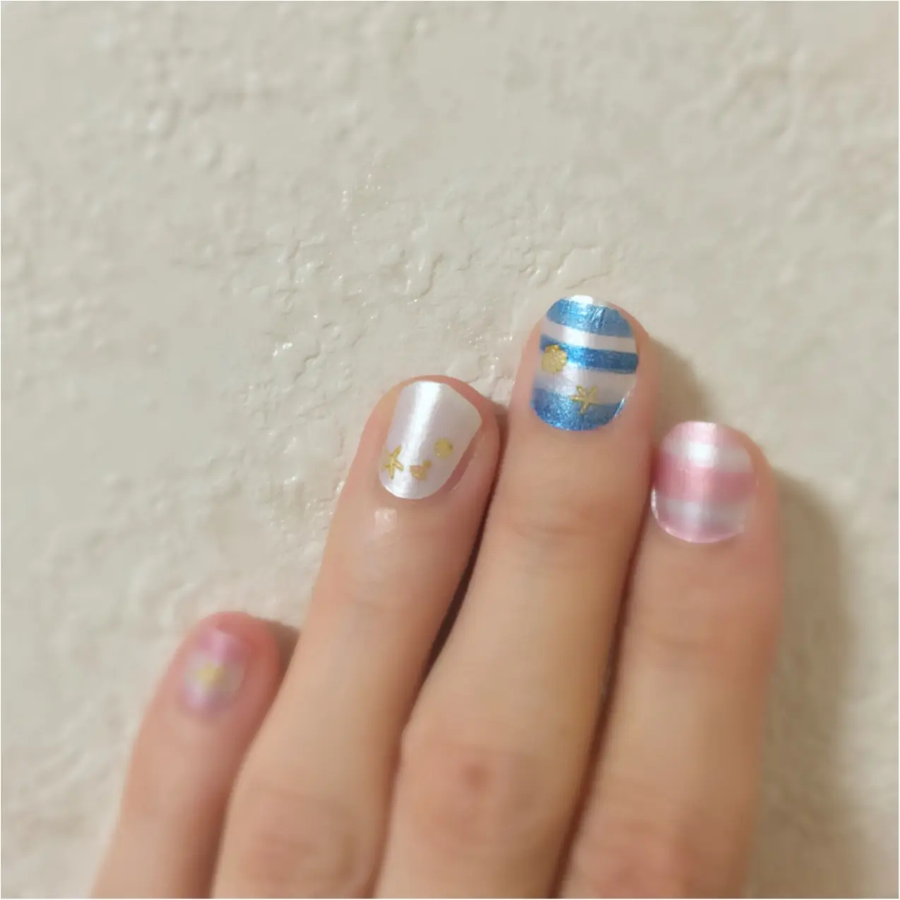 10分でネイルアート⁉︎【貼るだけマニキュア】って知ってる?_5