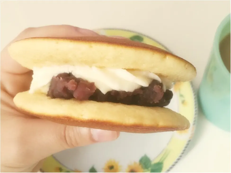 あんこ好き必見!セブンイレブンで見つけた【たっぷりあんこ&クリーム生どら】♡*_2
