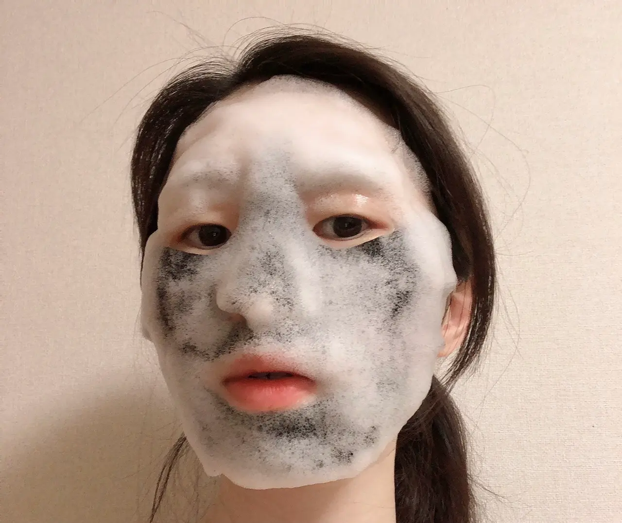 炭酸パック使用画像③