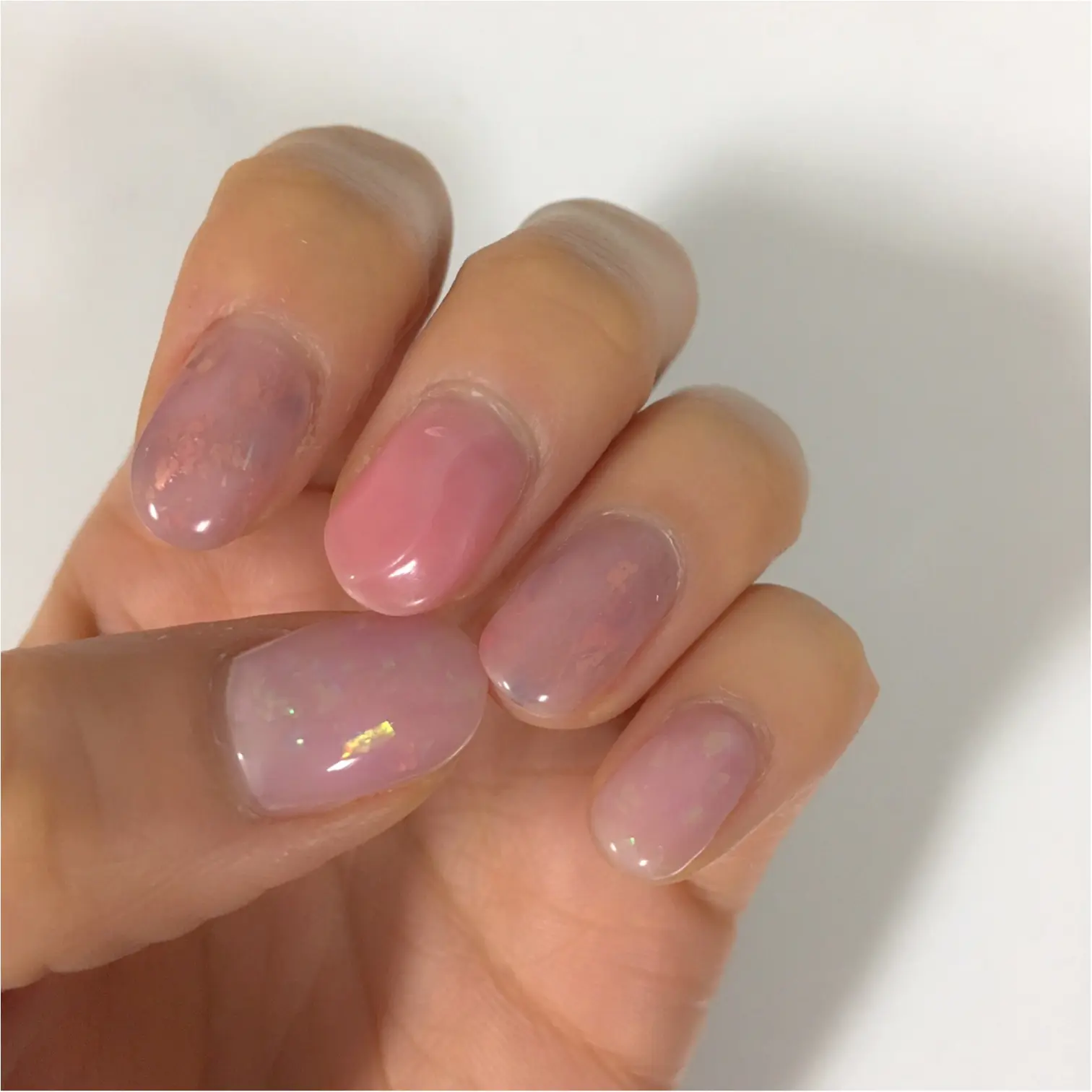 春ネイル第2弾は…桜をイメージした甘すぎないピンクネイル♡_1