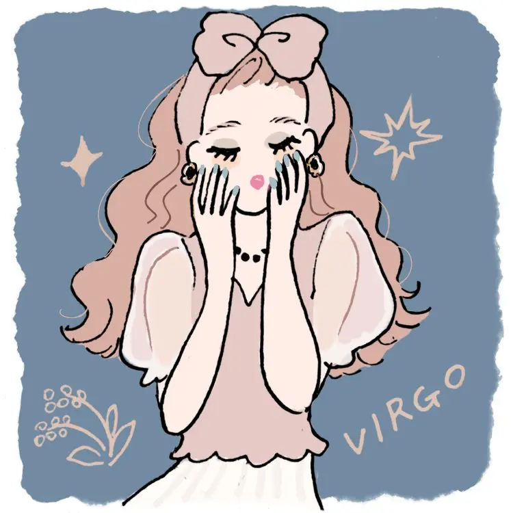 乙女座のイラスト