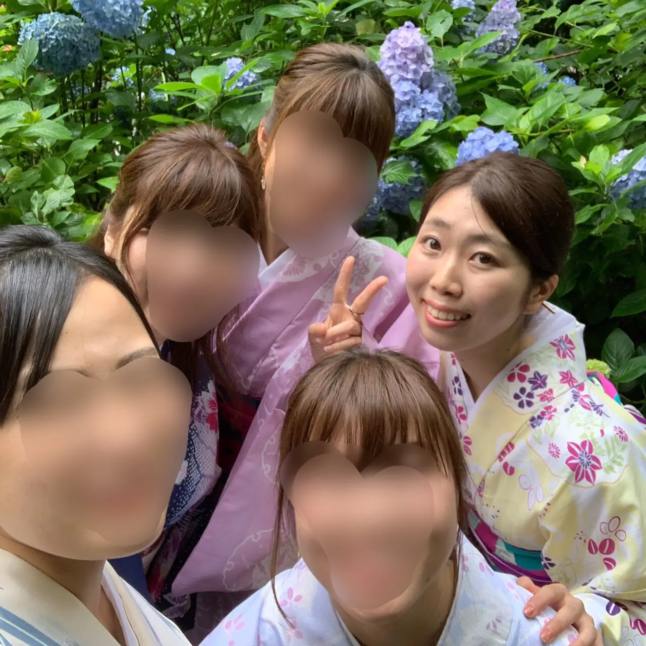 夏着物で鎌倉女子旅♡ 紫陽花がとっても綺麗でした♡_9