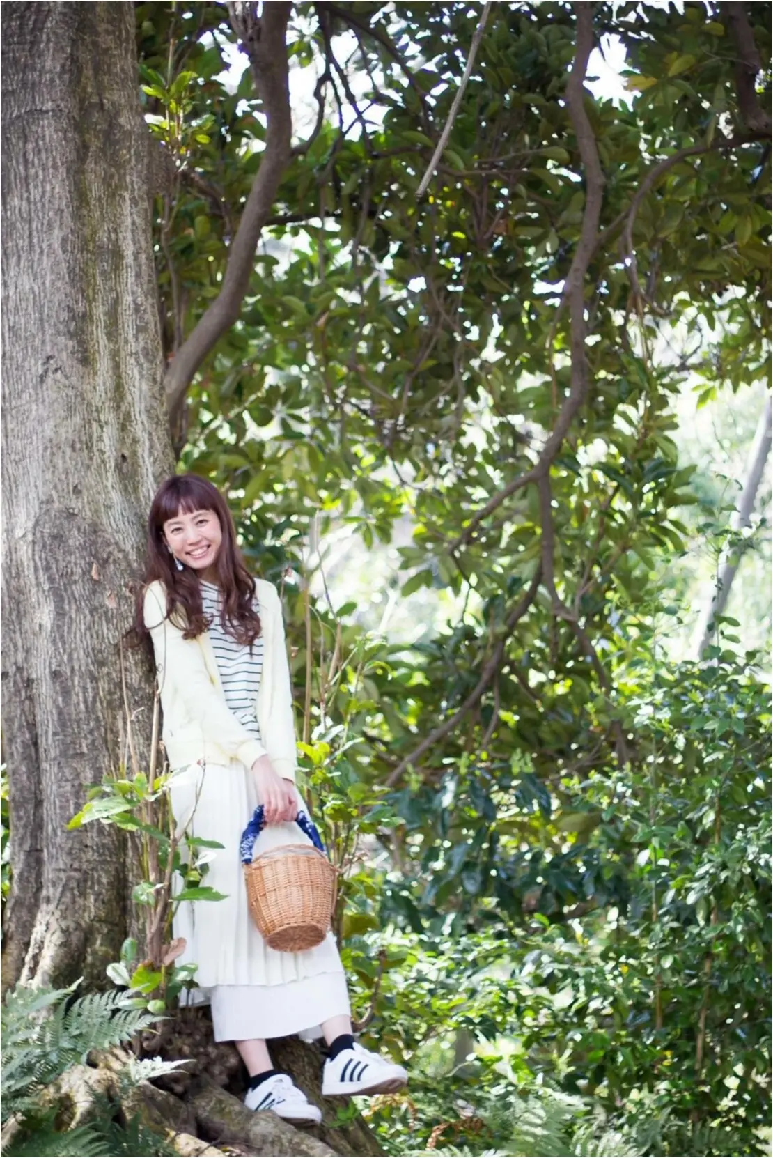 ★adidasのスニーカーを使って昼のお花見コーデと夜のお花見コーデ★_1