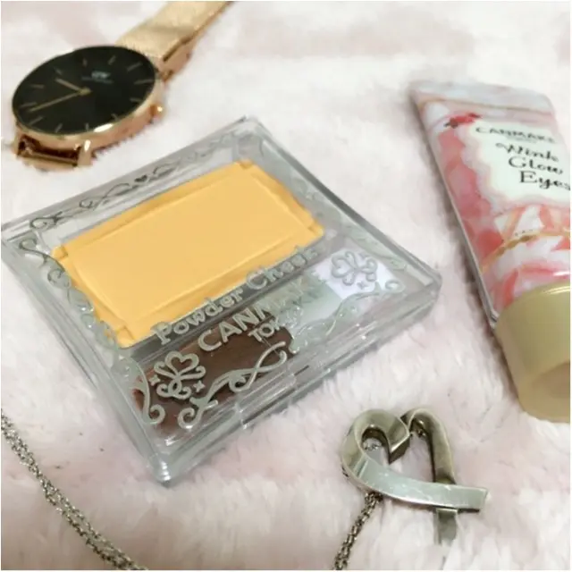 #春メイク♡ずーっと狙っていたCANMAKEのイエローチークをゲットしてきました!♡_3