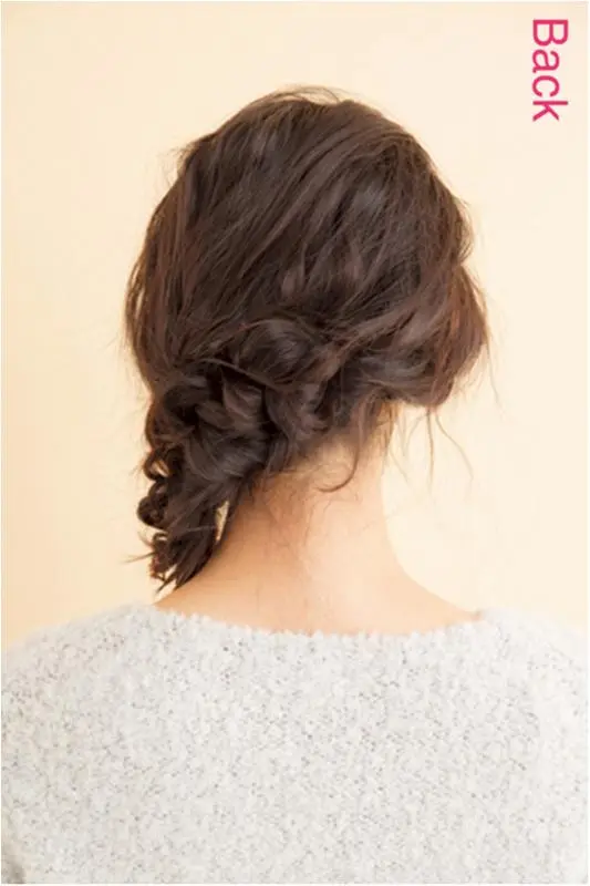 【RUMIさん直伝!週末モテ♡ヘアアレンジ】ドキッとさせる色っぽサイド編み_3