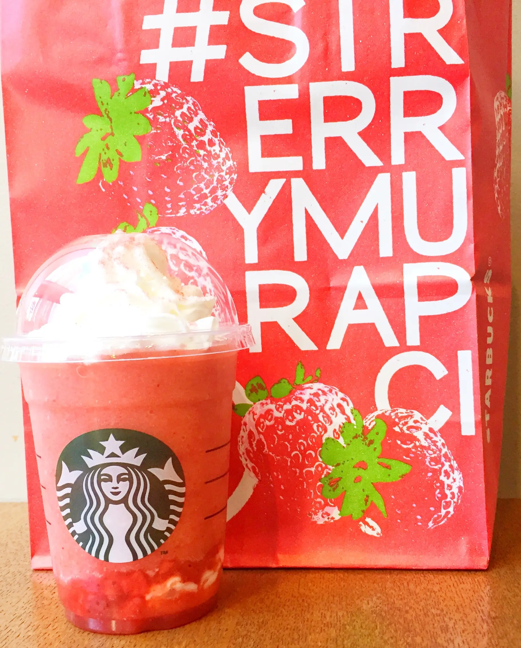 【スタバ新作♡】4/11発売!#ストロベリーベリーマッチフラペチーノ _3