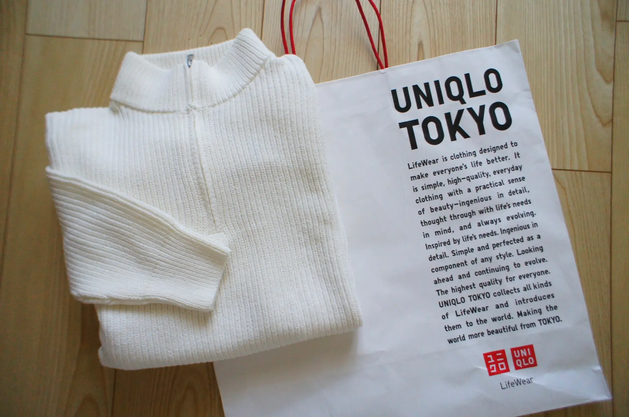 《オンラインストアで品薄❤️》【ユニクロメンズ】で買い足し!春まで使えるニット☻_1