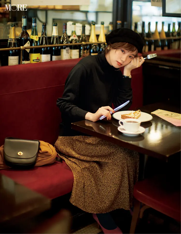 レモンタルトをご褒美に♡ 飯豊まりえ主演『10着で完成!フレンチシックコーデ』着回し4日目_1