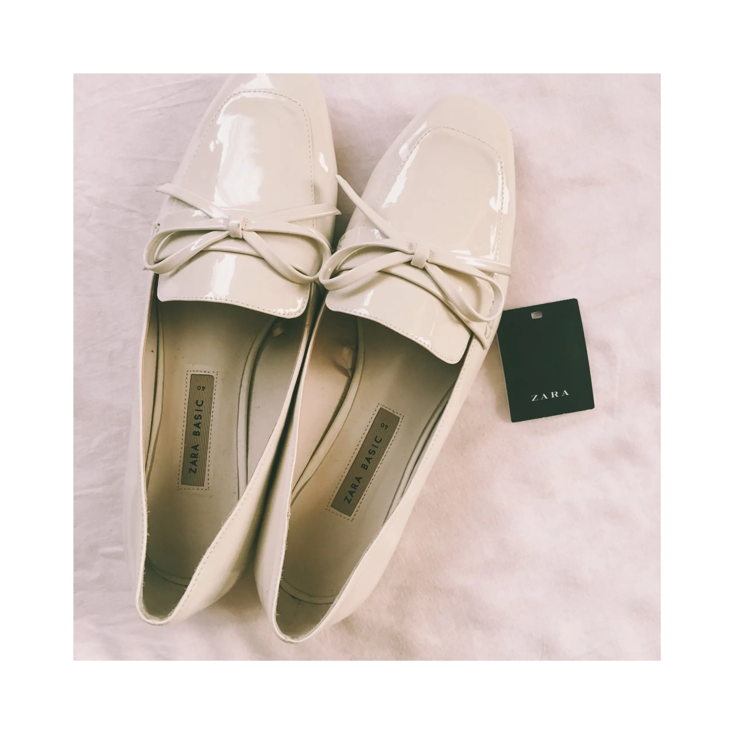 《ザラジョ必見!》長時間歩いてもなローヒール★【ZARA】のエナメルシューズがSALE価格¥2,990で買えちゃいます❤️_1