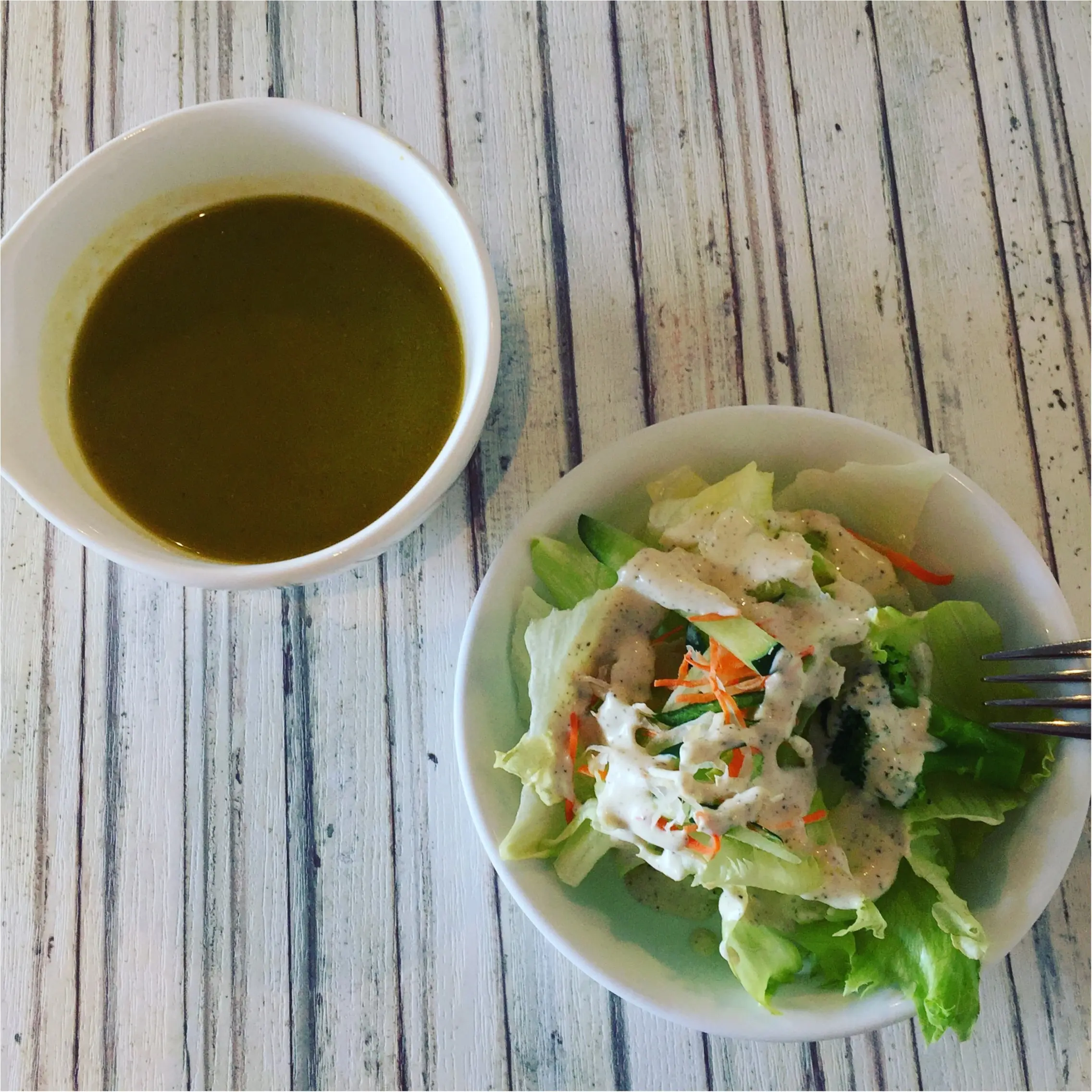 【渋谷ランチ】ペルー料理店『Miraflores』サラダ・スープ・パン・ドリンク・ミニデザート付きで¥970≪samenyan≫_6