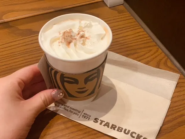 スタバのパンプキンスパイスラテ