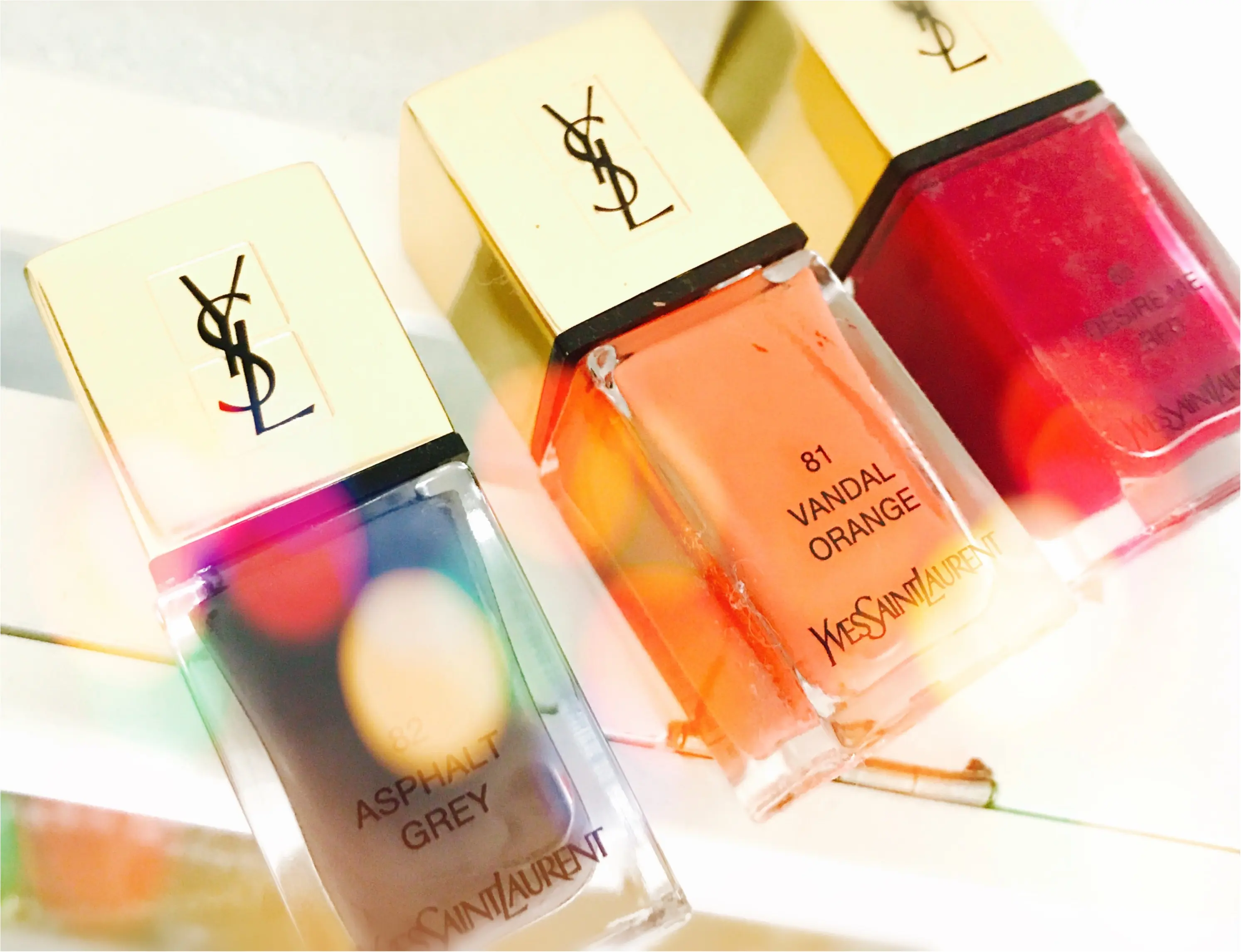 【秋ネイル】YSLのグレーでこっくりセルフネイルが可愛い♡♡♡_2