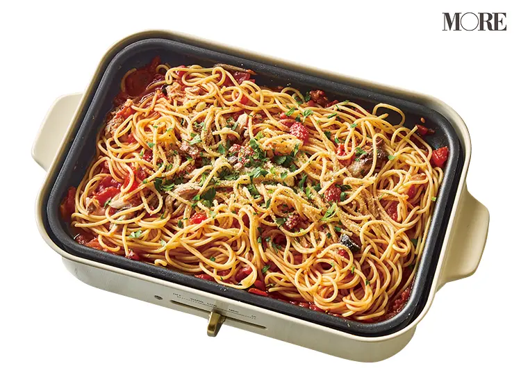 アクアパッツァの残りでトマトパスタ