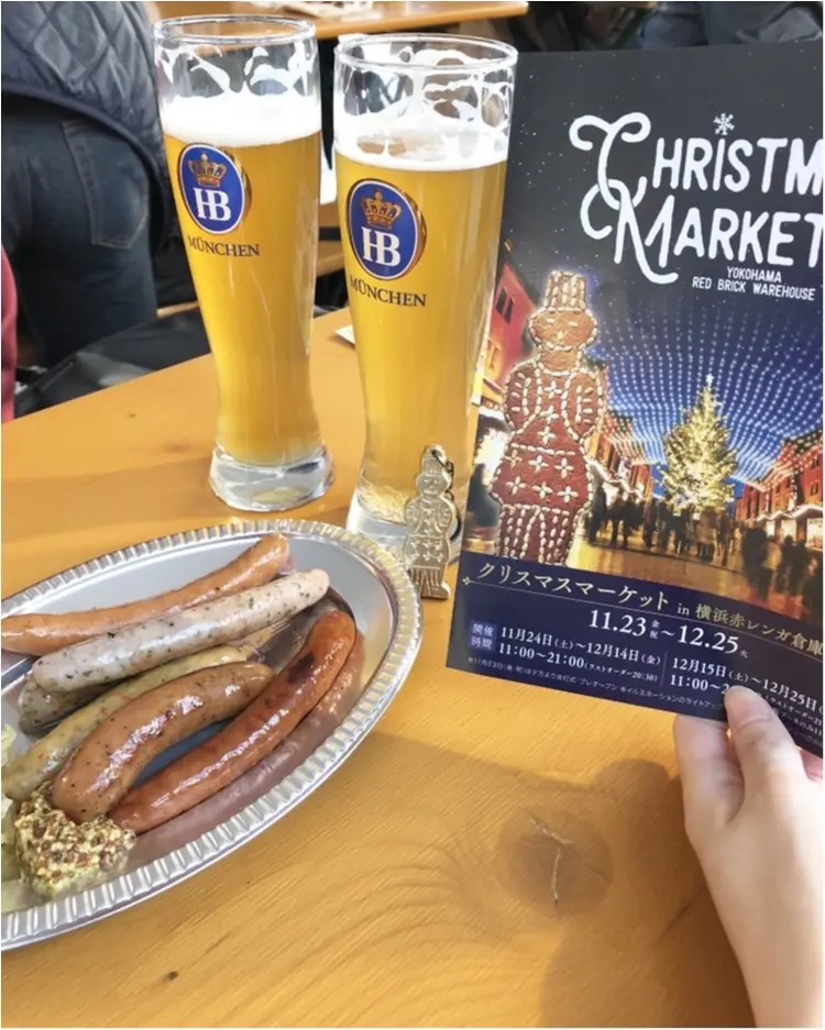 横浜赤レンガ倉庫【クリスマスマーケット】点灯式に行きました!_3