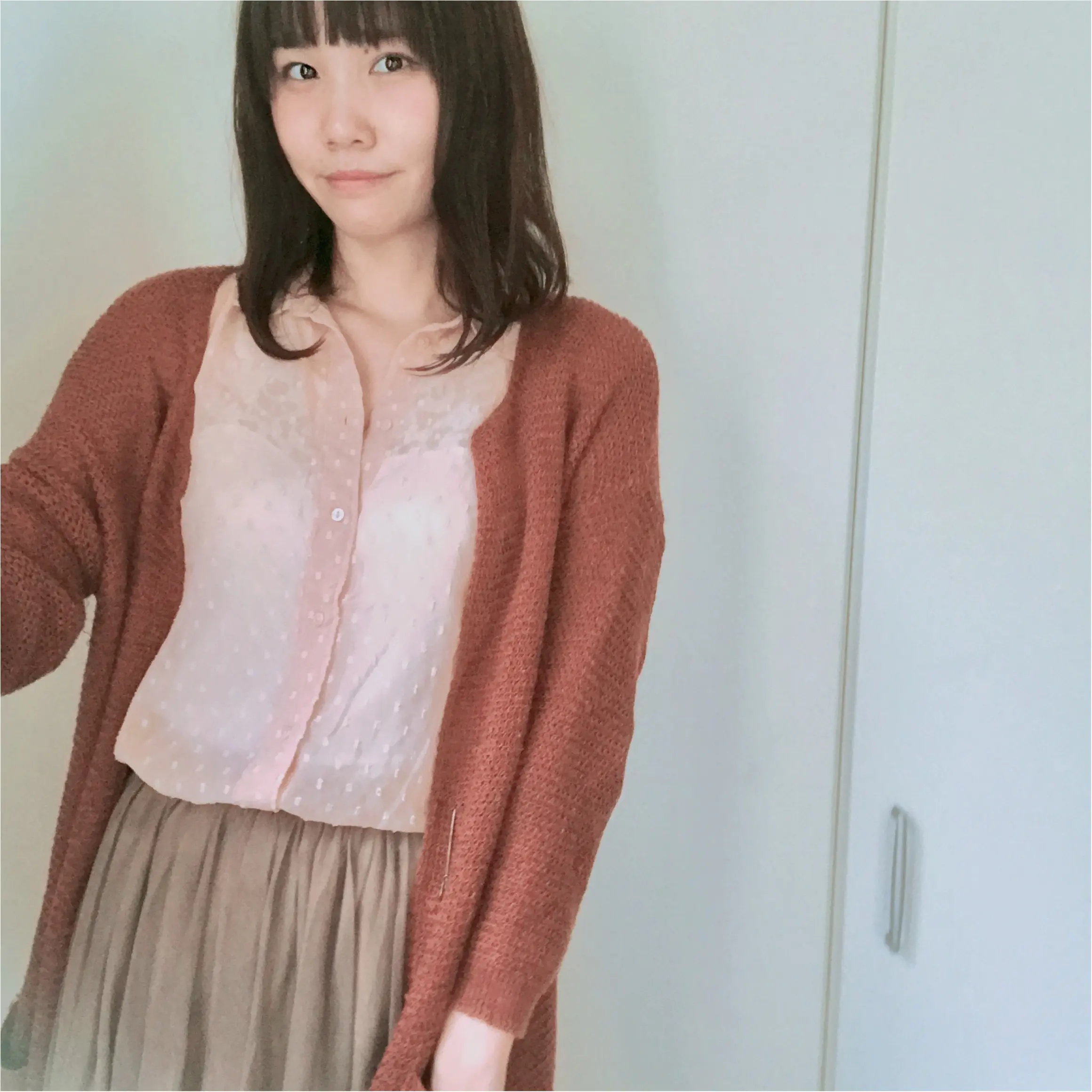 【H&M】200円!800円!スモーキーピンクのトップスで秋はじめました♪_8