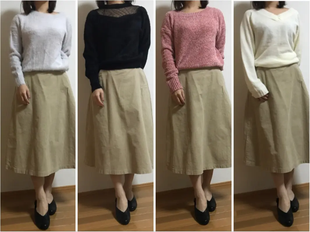 【ユニクロ】買ってよかった!まだまだ使える冬アイテム♡♡《コーデュロイスカート×ニット》の最強コーデを組んでみました❤︎_6