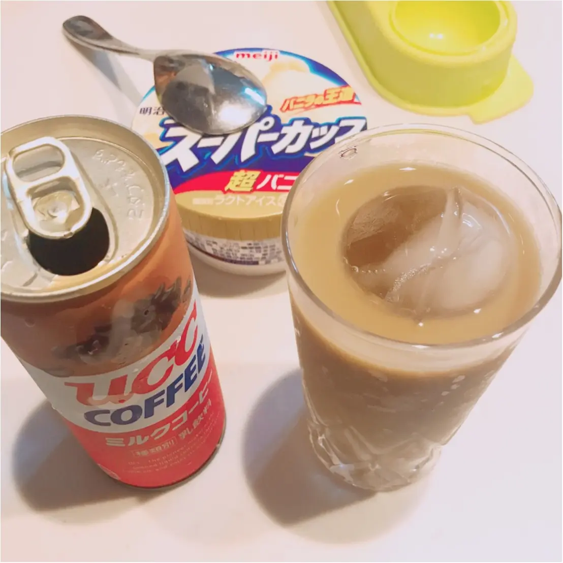 1分de簡単 #おうちカフェ部♡材料2つでできる絶品コーヒーフロートの作り方_3