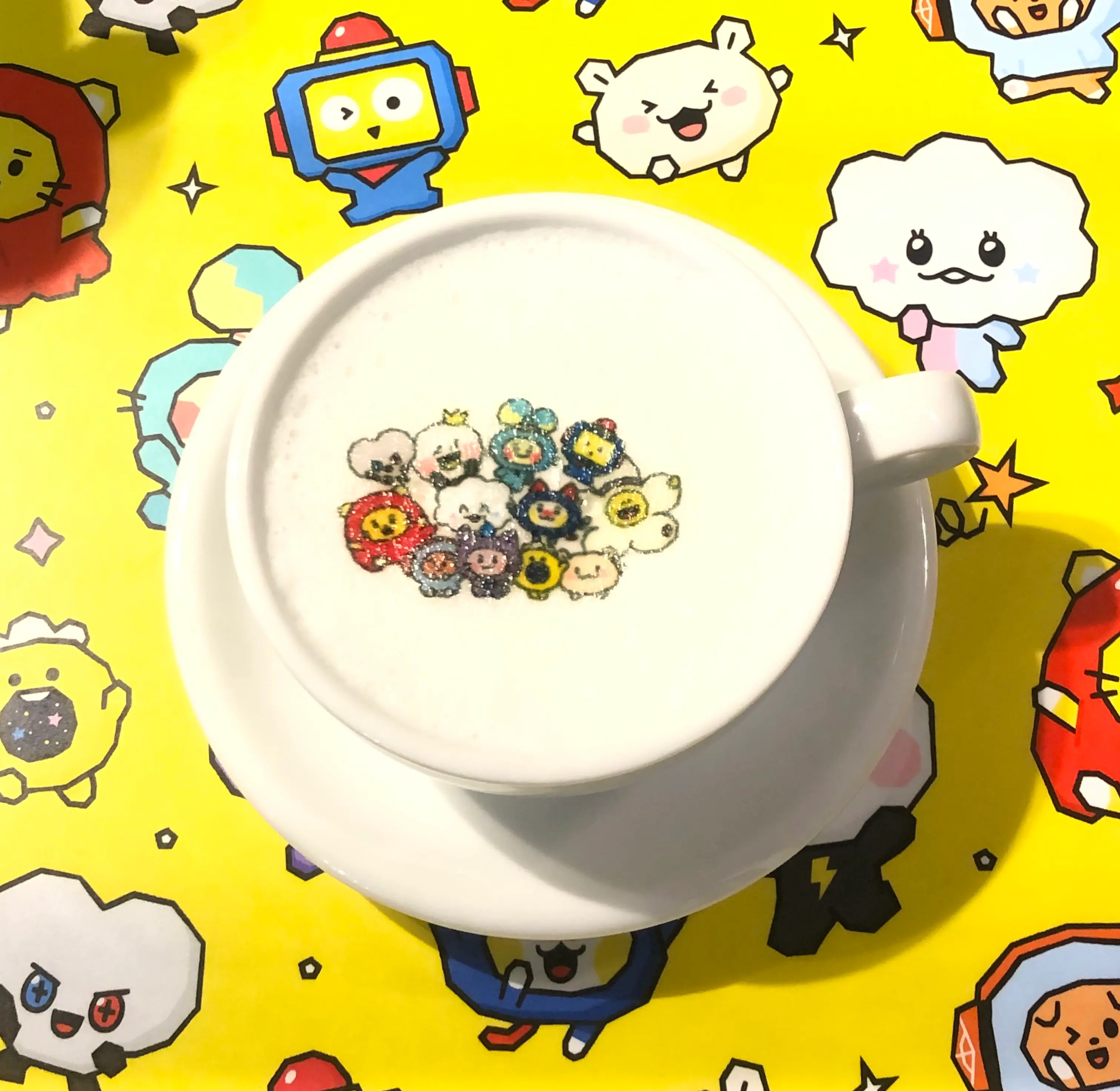 TRUZが大集合した「TRUZホットカフェラテ」