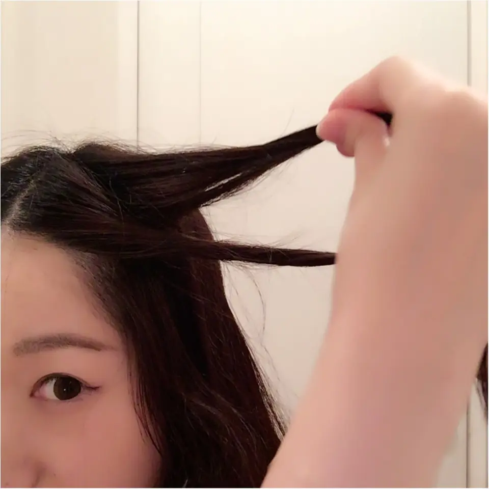 ぶきっちょの私にも出来た!ねじるだけの前髪アレンジ♡≪samenyan≫_4