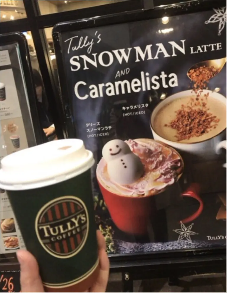 【TULLY'S】今冬もついに登場★マシュマロの雪だるまが浮かぶ《タリーズスノーマンラテ》がピンク色になって登場♡♡_3