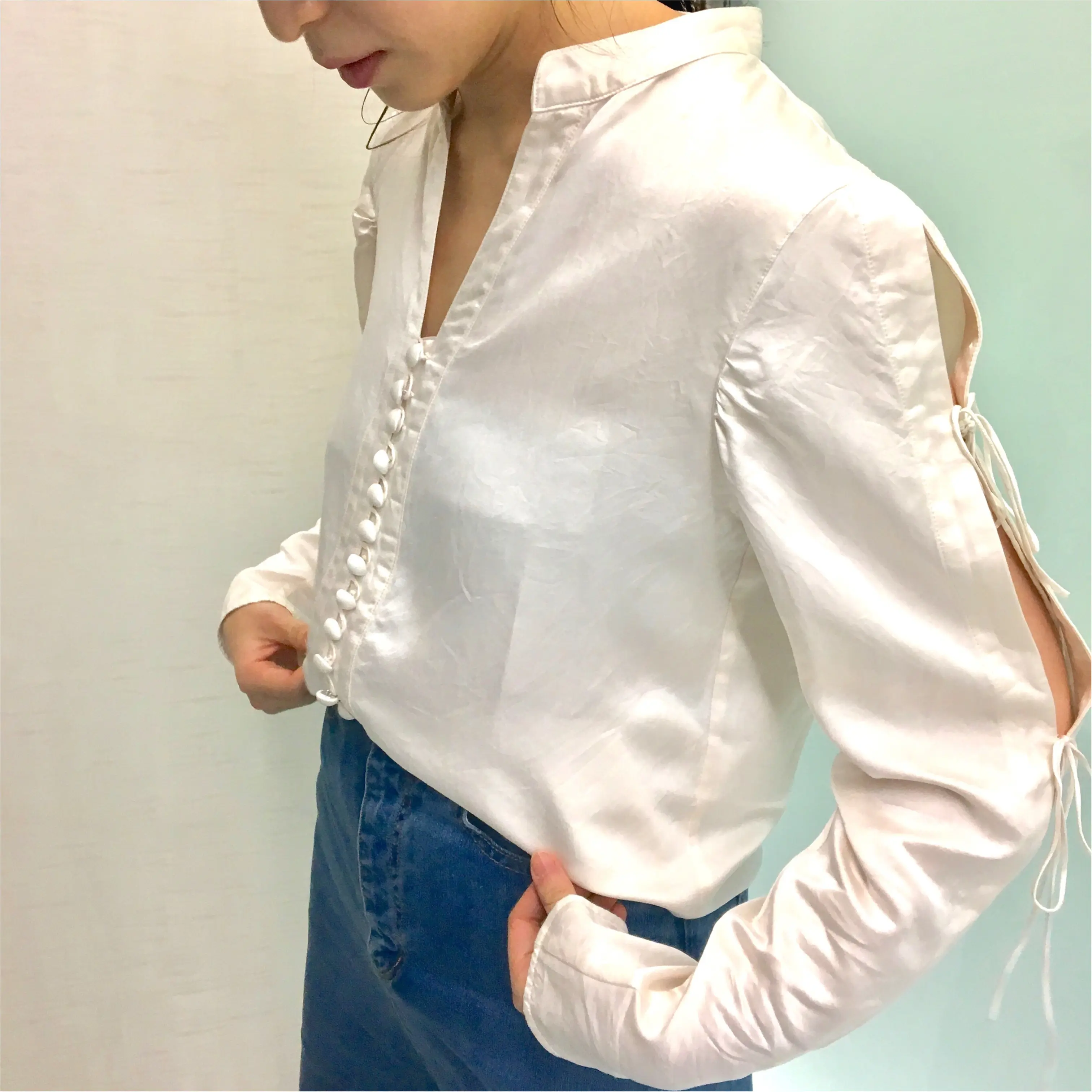 【コレ買っちゃいました！】『mame』のシルクシャツ | ファッション（コーディネート・20代） | DAILY MORE