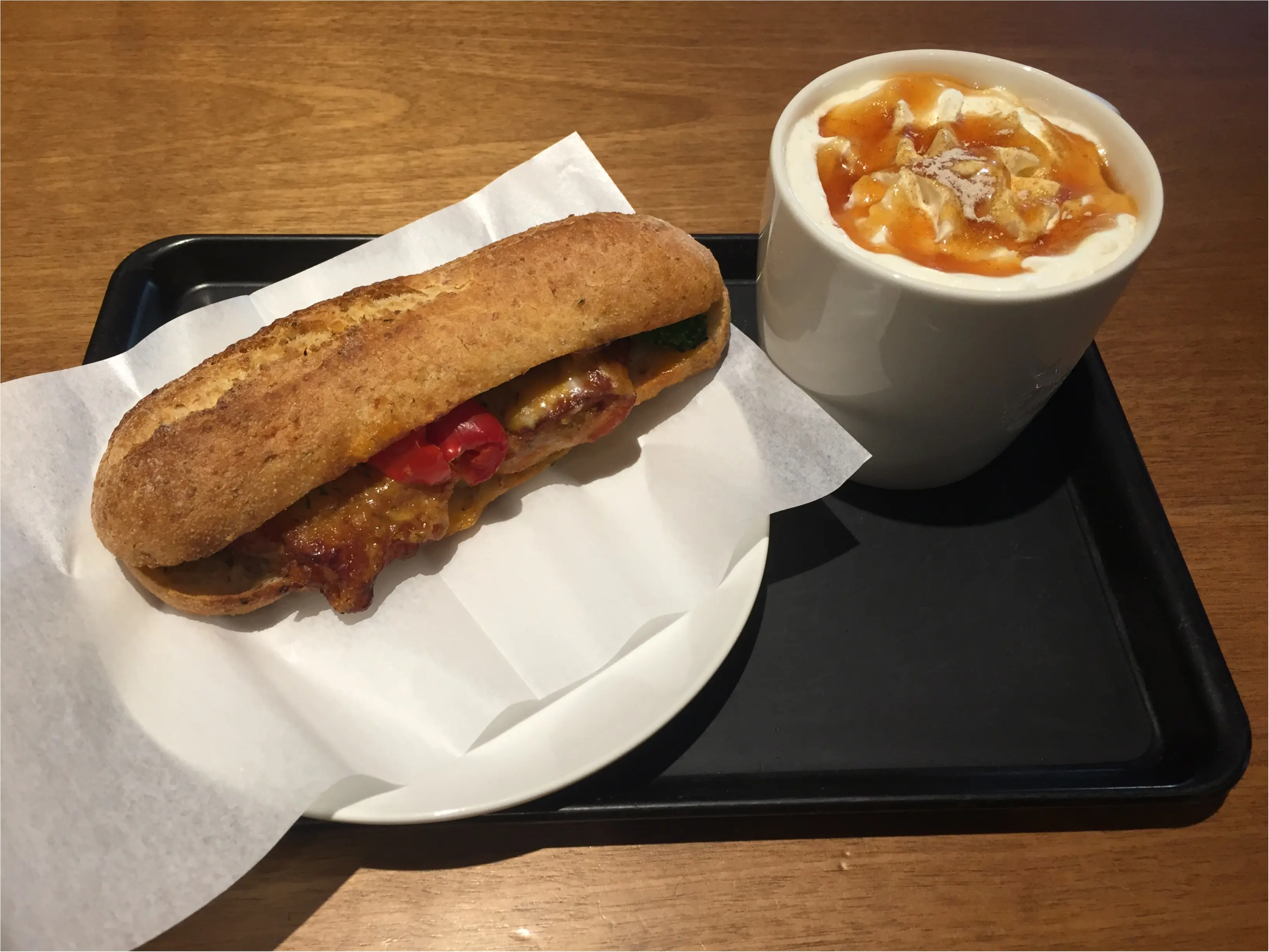 クリスマスまでの限定メニューも☆★美味しくなった【*スタバのフィローネ*】はもう食べた??_4