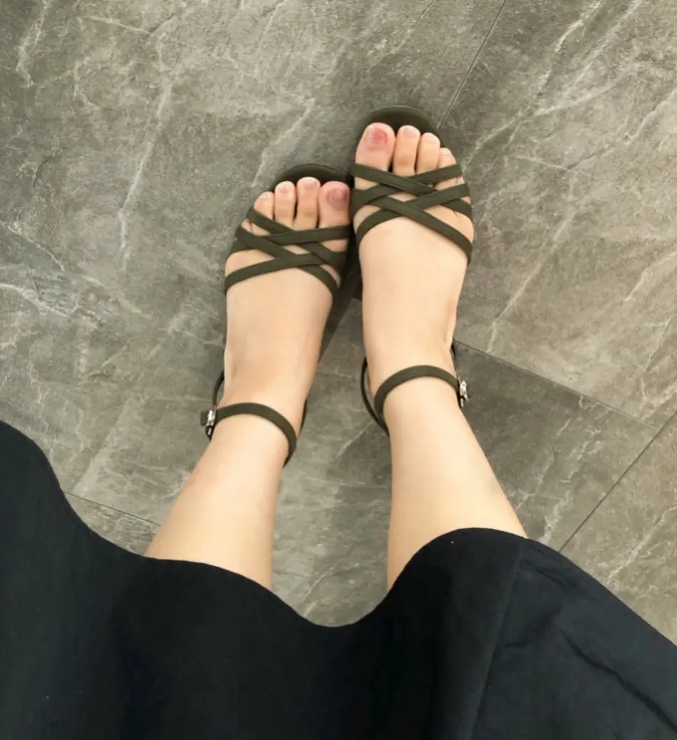 【プチプラ】華奢ストラップとクリアヒールが可愛い♡セールで約ハーフプライス!涼しげサンダルを購入しました♩_2