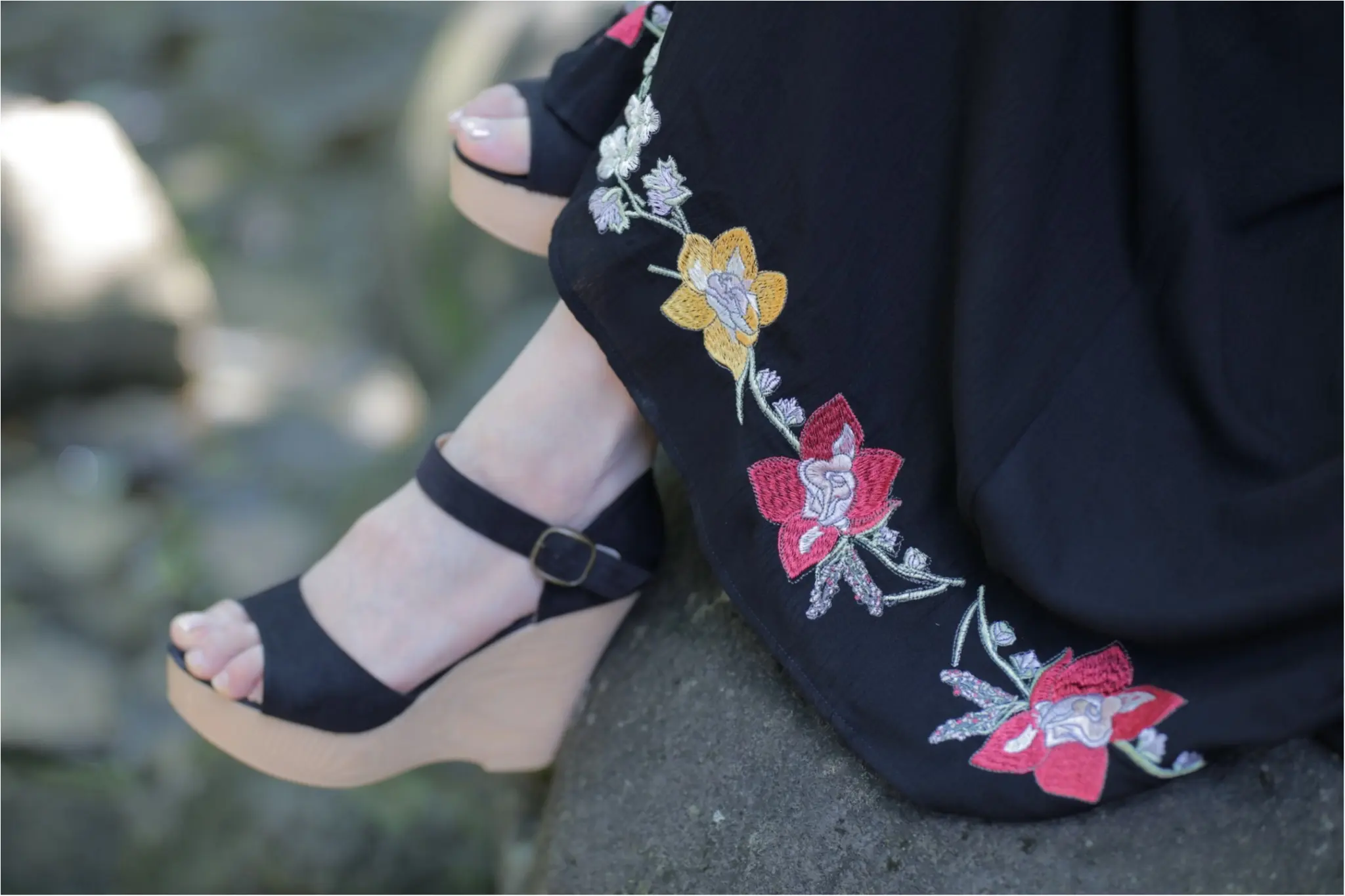 花柄刺繍の存在感が◎1枚で着れちゃう○○のワンピースに一目惚れ☺︎_4