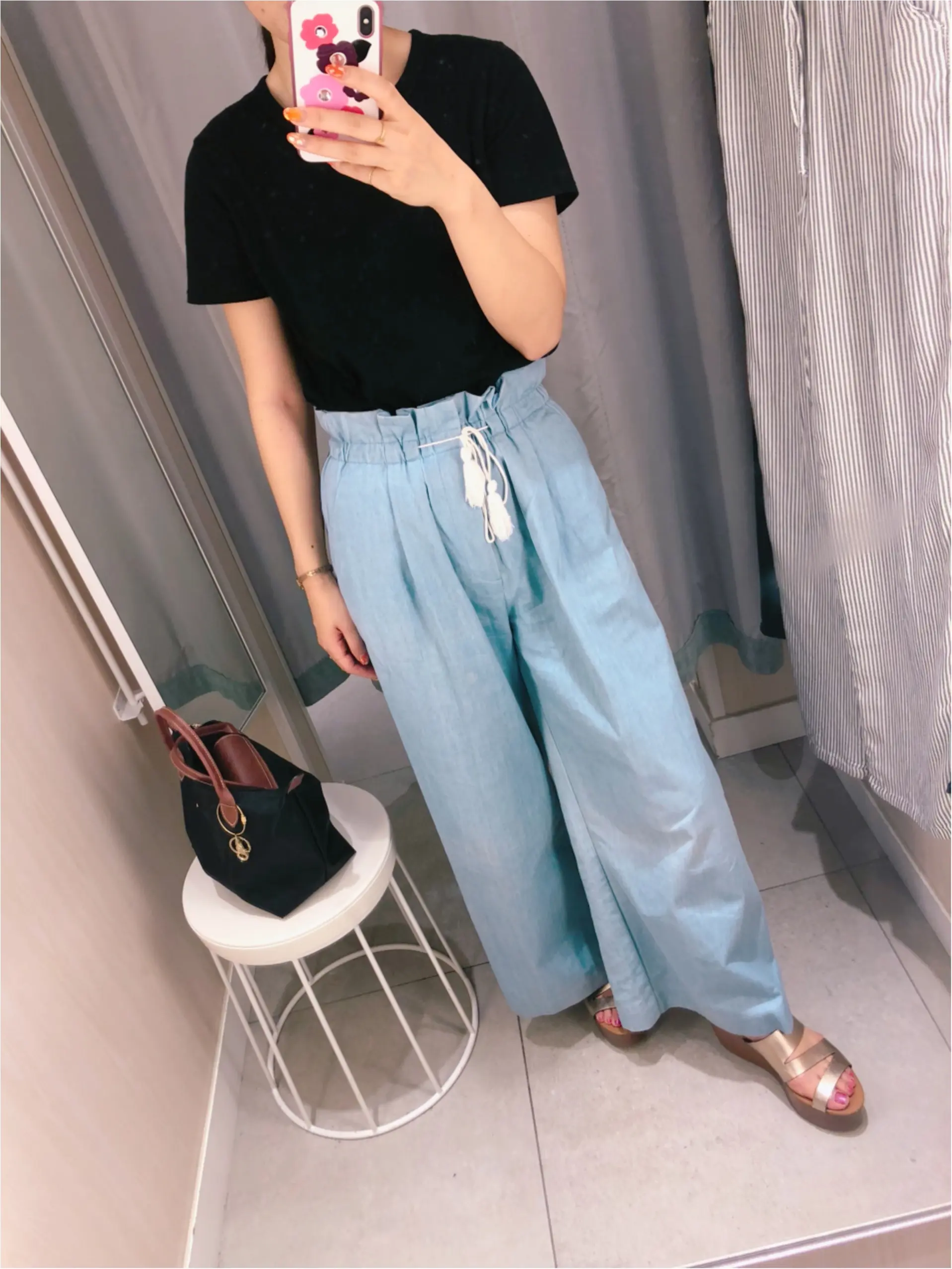 暑すぎる日のシンプルTシャツコーデ!_1