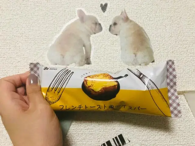コンビニアイス新作のフレンチトースト風アイスバー