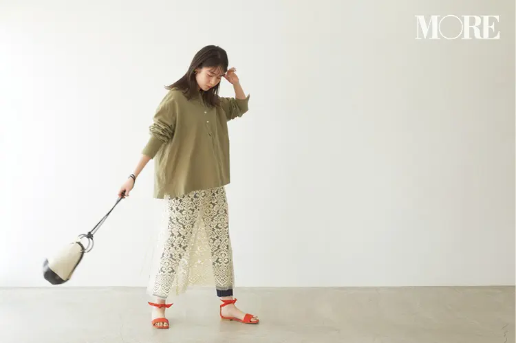 お仕事用シャツは休日コーデにも使えるのか? 唐田えりかが試してみた♡_4