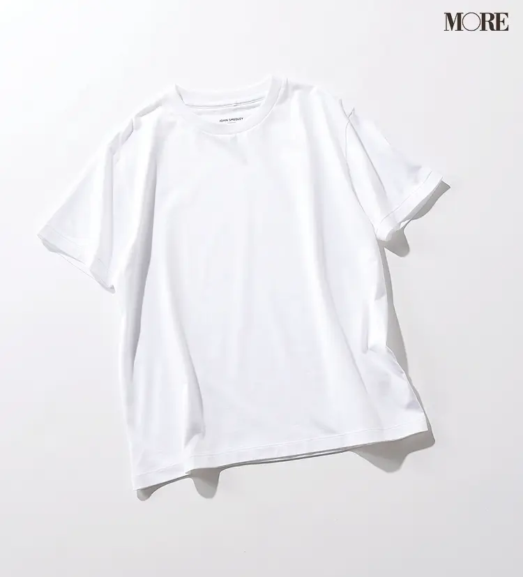 からだがきれいに見えるジョンスメドレーの白T