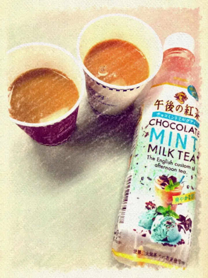 昨日のマツコの知らない世界はチョコミント特集!【午後の紅茶のチョコミントミルクティー】もう飲んだ?_6