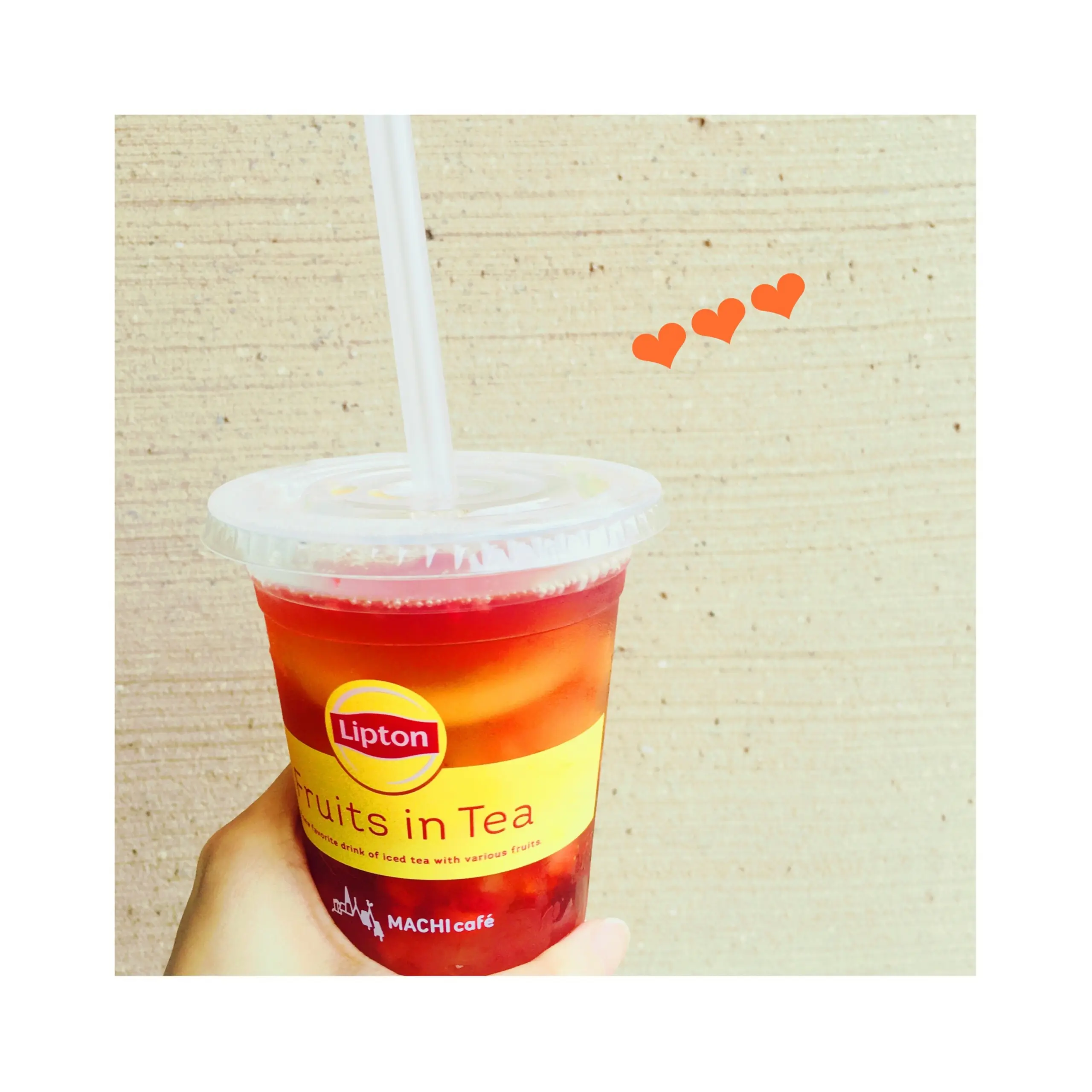 《SNSでも既に話題沸騰★》4時間半待ちの1杯が即買える?!【ローソン】MACHI cafe Lipton フルーツインティーがおいしすぎる❤️_1