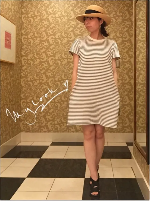 ストローハットの王道!Helen Kaminskiでプチバカンスコーデ_2