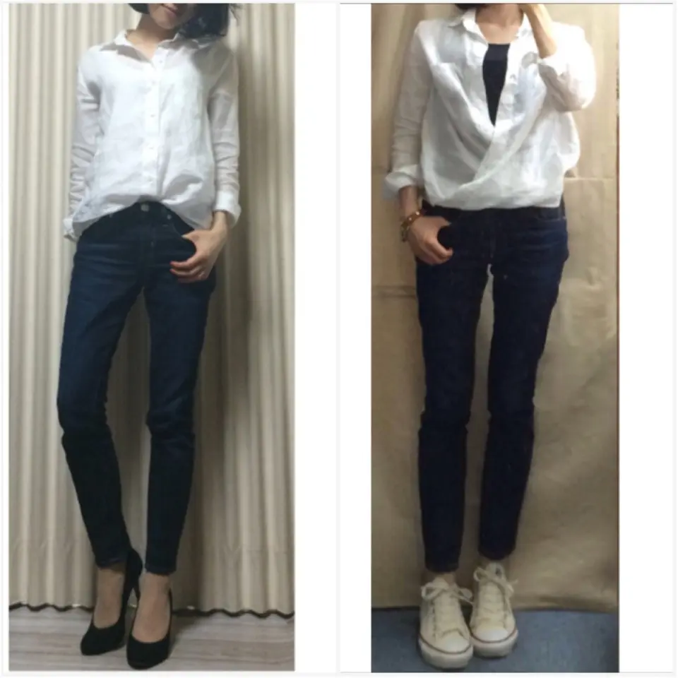 Coordinate...同じシャツでこれだけ変わる2wayカシュクールシャツ、とマリンキャップ_1
