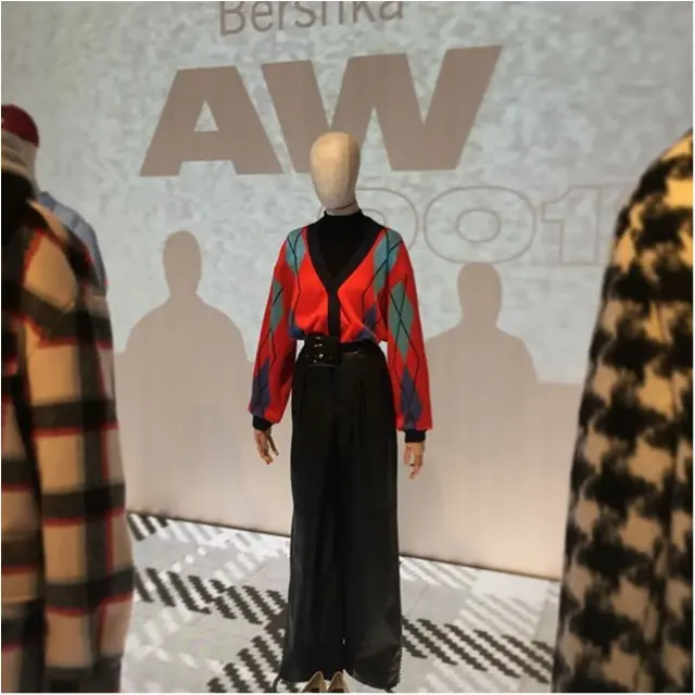 チェック,ベルシュカ,秋冬,トレンド,2018,ファッション,流行,Bershka