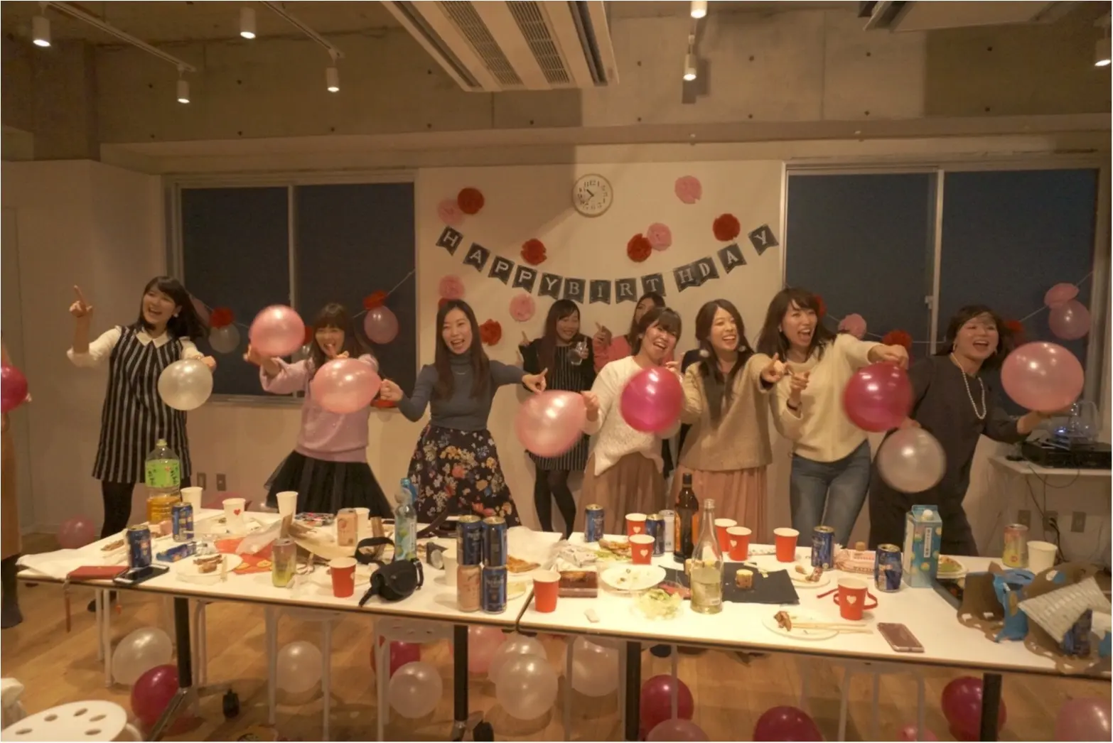 【❤︎手作りParty❤︎】レタルルーム×バルーン×フラワーペーパー×持ち寄りフードで♩プチプラParty✨≪samenyan≫_13
